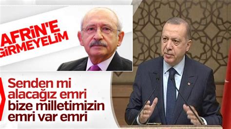 C­u­m­h­u­r­b­a­ş­k­a­n­ı­ ­E­r­d­o­ğ­a­n­­d­a­n­ ­K­ı­l­ı­ç­d­a­r­o­ğ­l­u­­n­a­ ­A­f­r­i­n­ ­y­a­n­ı­t­ı­